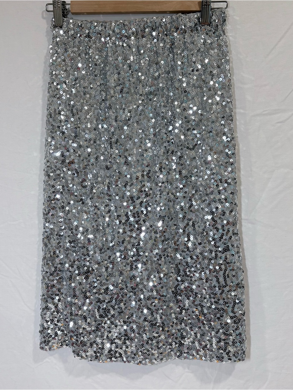 Sequin Skirt Glam Metallic Size XS
